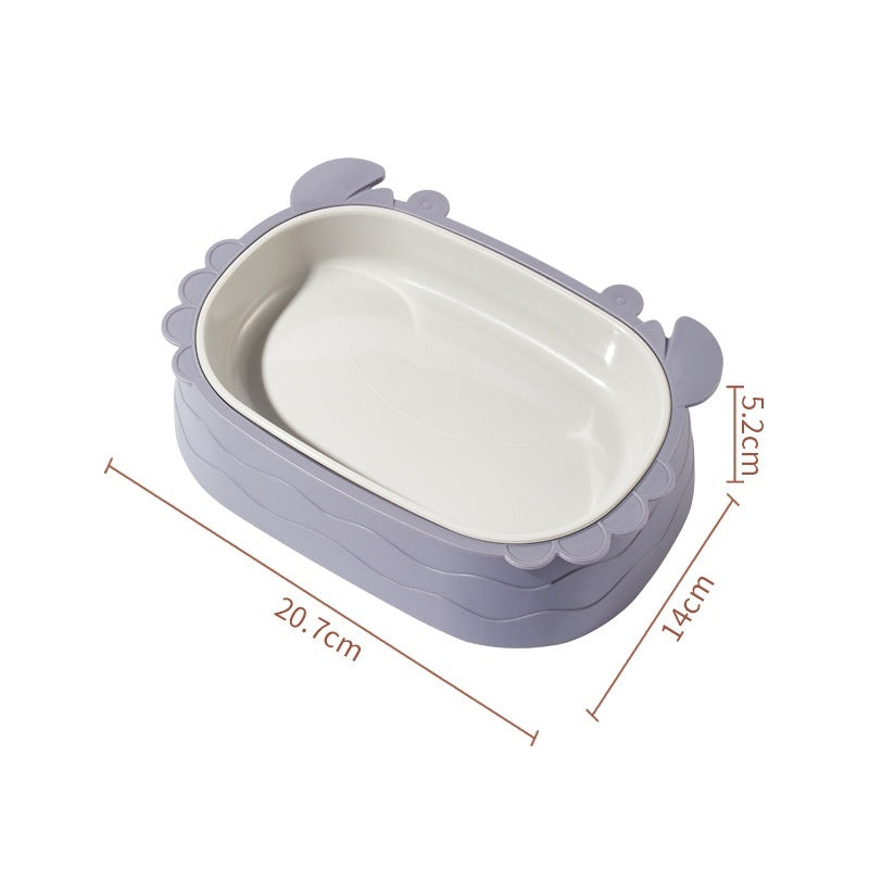 Crab Shape Slow Feeding Bowl 2in1