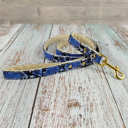 Snake Pattern Leather Harness